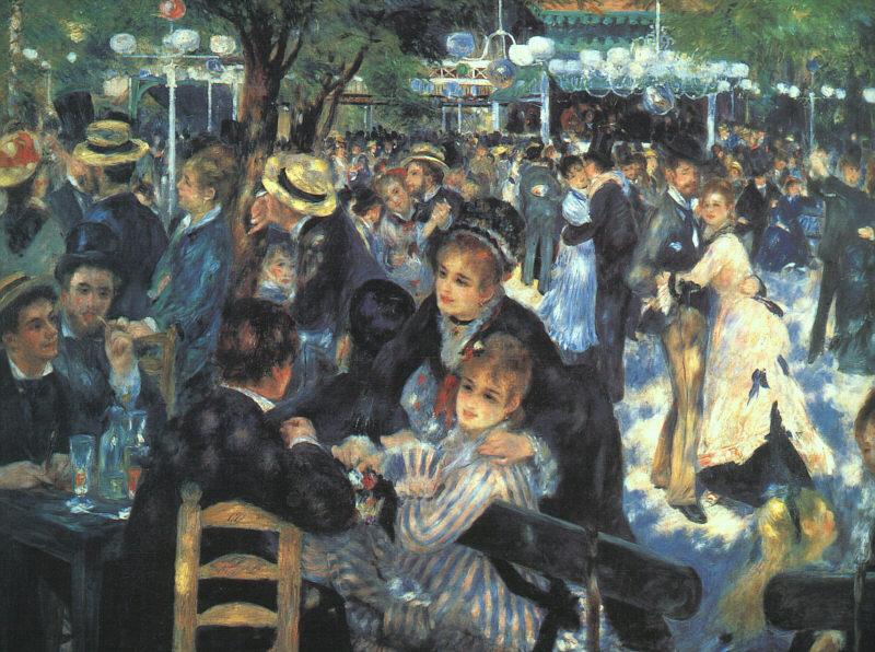 Pierre Renoir The Ball at the Moulin  de la Galette oil painting image